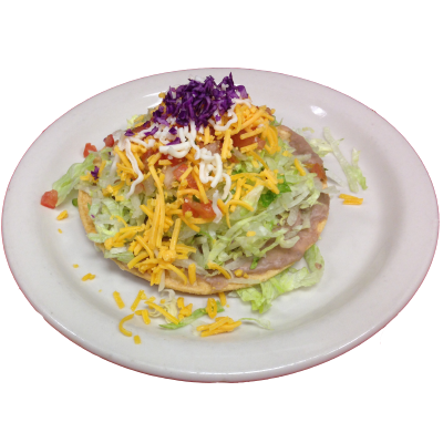 Tostada with Meat A La Carte 