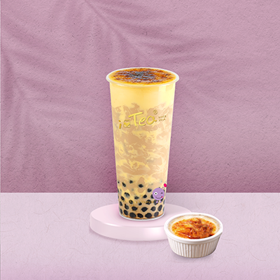 M7 Creme Brulee Boba Milk Tea