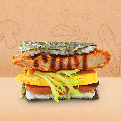 NO.5 Tonkatsu (Pork) O-nigiri