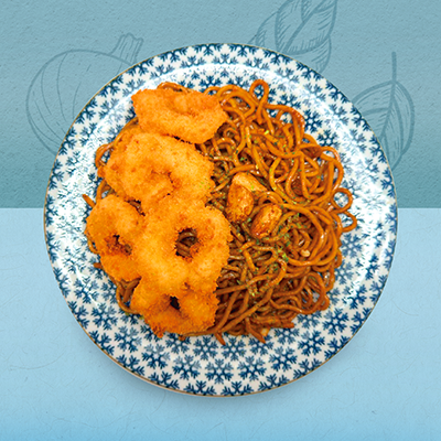 Y108 Garlic Fried Shrimp Noodle